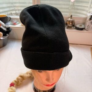 Stylish Black Beanie with Satin Interior